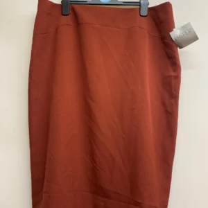 Women's Russet Pencil Skirt