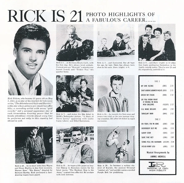 More Songs By Ricky / Rick Is 21