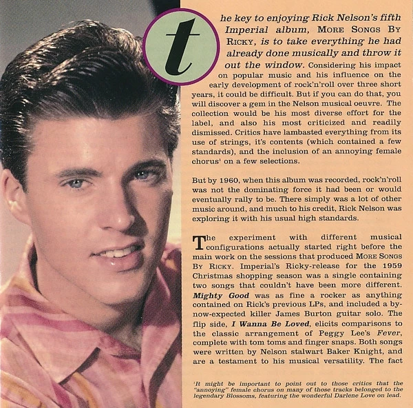 More Songs By Ricky / Rick Is 21