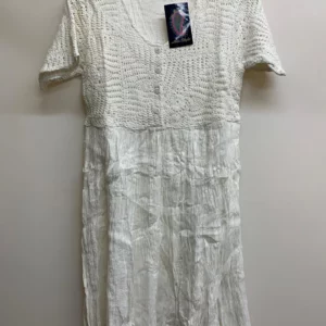 Her Style White Crochet Dress