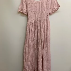 Pink Short Sleeve Dress