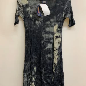 HerStyle Black Tie-Dye Dress