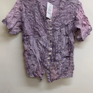 Classic Short Sleeve Blouse Antracite