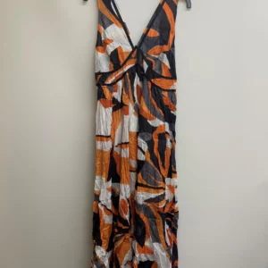 Celly Paris Orange Print Maxi Dress