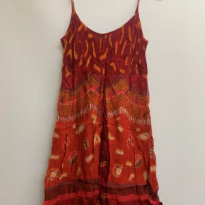 Red Printed Sundress