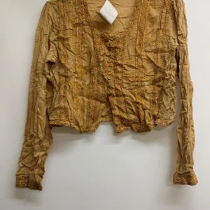 HerStyle Mustard Cropped Cardigan