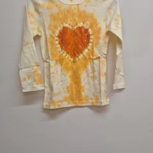 Tie Dye Heart Long Sleeve Shirt