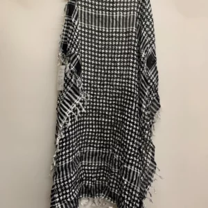 Black White Scarf