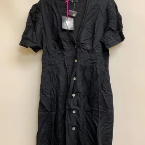 Black Button-Up Dress