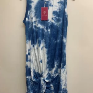 Blue Tie-Dye Dress