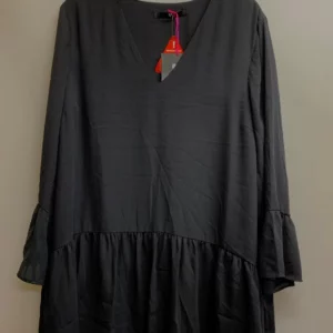 Black Flare Sleeve Top