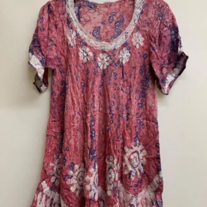 Rayon Floral Print Tunic Top