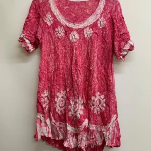 Rayon Pink Tunic Top