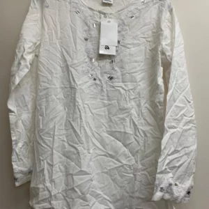 White Blouse with Sequins