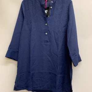 Navy Blue Button Up Tunic