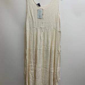 C Olga Ecru Linen Dress