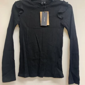 Vero Moda Black Ribbed Top