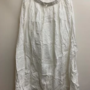 Dobby Skirt White M