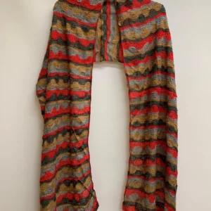 Striped Acrylic Scarf