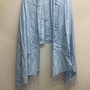 Blue Fringed Shawl