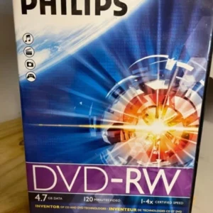 Philips DVD+RW Rewritable Blank Disc 4.7GB