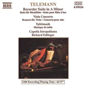 TELEMANN - Recorder Suite in A minor/Viola Concerto