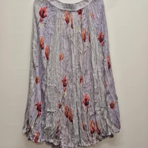 Floral Print Maxi Skirt