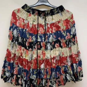 Her Style Floral Ruffled Skirt