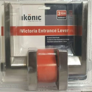 Ikonic Victoria Entrance Lever Brushed Nickel