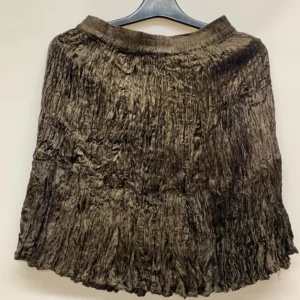 Brown Pleated Skirt