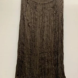 Classic Brown Pleated Skirt