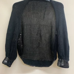 Black Sequin Cardigan Sweater