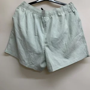 V by Very Men's Lounge Shorts L Green Striped