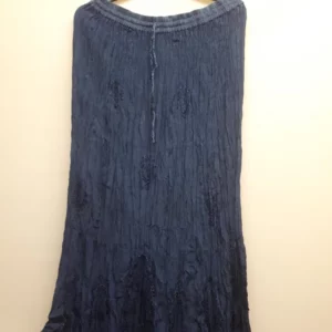 Vintage navy blue long skirt