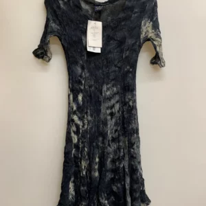HerStyle Black Tie-Dye Dress Size L