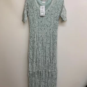 Classic Seagreen Lace Maxi Dress