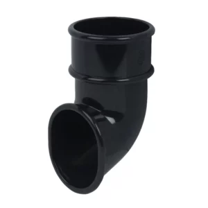 Round 50mm Downpipe Shoe Black