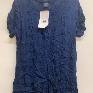 HerStyle L/XL Navy Blue Blouse
