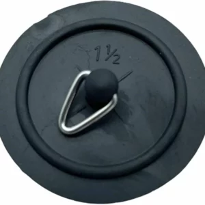 Replacement Basin/Sink Plug (Small 1 1/2" (38mm), Black)