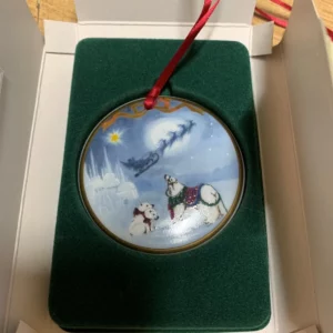 Christmas Ornament Santa Sleigh
