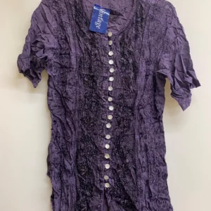 Vintage Purple Button Up Shirt M/L